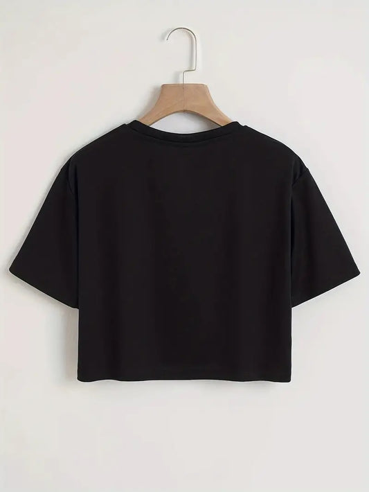 Brooklyn Crop Top For Girls Cotton Blend