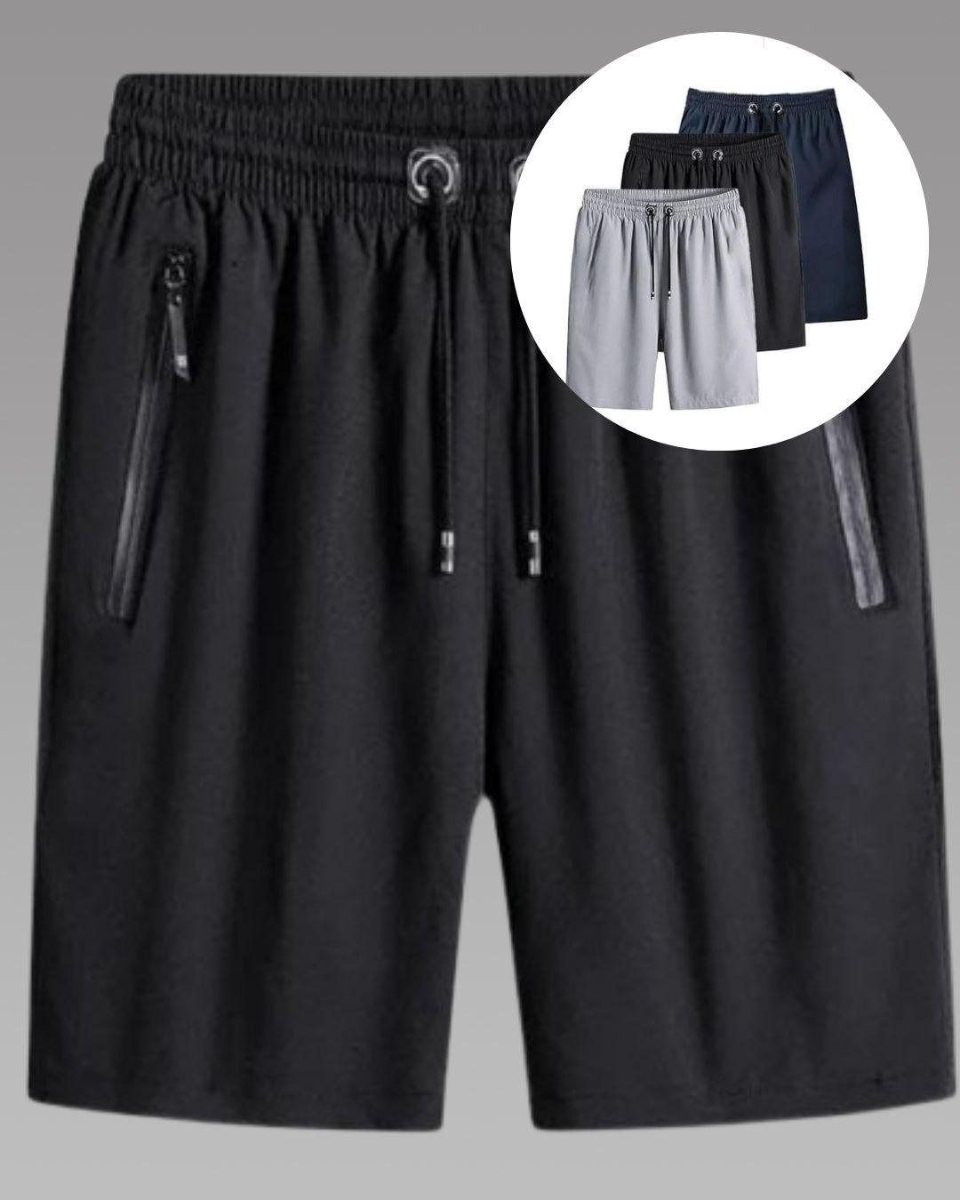Combo of 3 Men's Stretchable Cotton Shorts