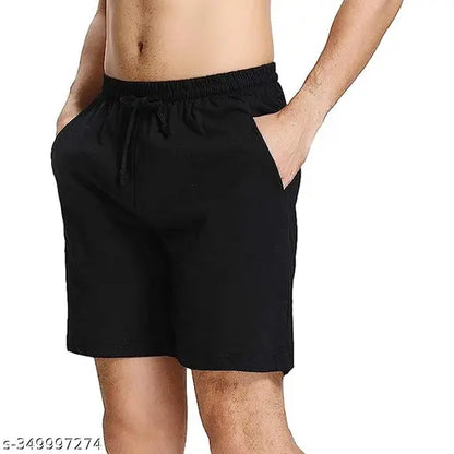 black shorts
